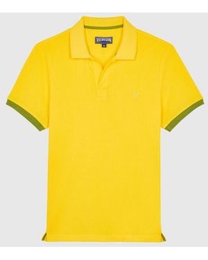 Vilebrequin Cotton Polo Solid - Polo - Palan - Yellow - Size S
