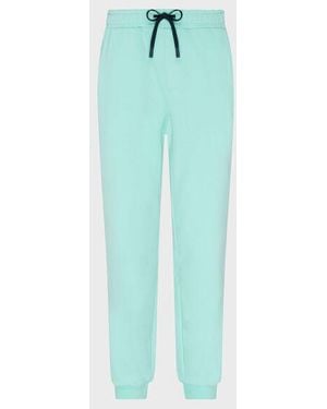 Vilebrequin Jogger Cotton Trousers Solid - Blue
