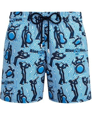 Vilebrequin Stretch Swim Shorts - Blue