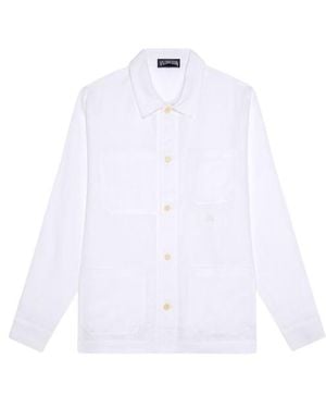 Vilebrequin Overshirt Uomo - Bianco