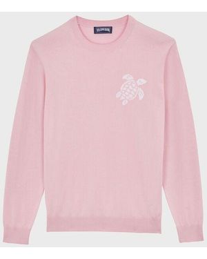 Vilebrequin Cotton Jumper Turtle - Pink