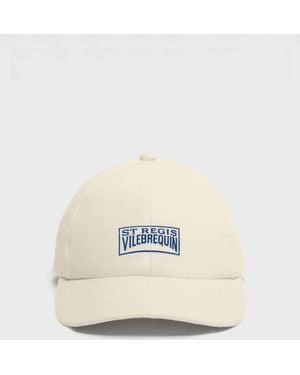Vilebrequin Linen Cap Logo - X St Regis - Caps - Capsun - Beige - Size Osfa - White