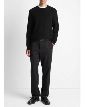 Vince Owen Athletic Cotton Officer Chino - Black