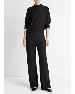 Vince Cosy Wide-Leg Pant - Black