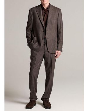 Vince Houndstooth Wool Classic Trouser - Multicolor