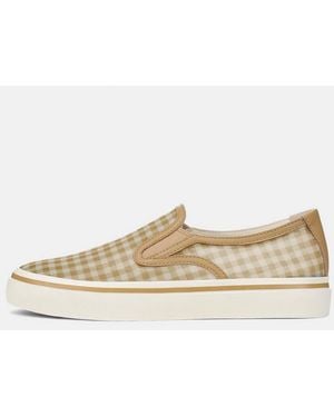 Vince Blair Gingham Trainer - White