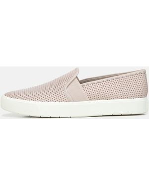 Vince Perforated Leather Blair Sneaker - White
