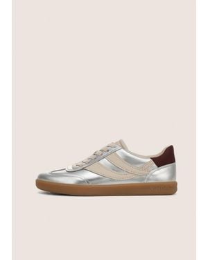 Vince Oasis Metallic Leather Sneaker - Natural