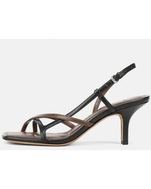 Vince Lillian Leather Slingback Sandal - White