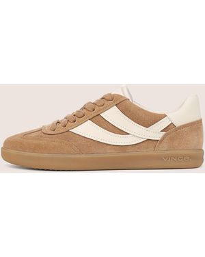 Vince Oasis Suede & Leather Sneaker - Natural