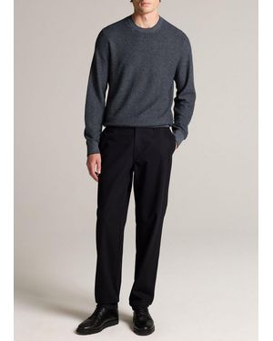 Vince Owen Athletic 5-Pocket Cotton Trouser - Blue