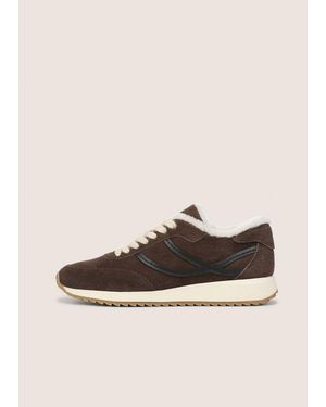 Vince Santa Monica Shearling Sneaker - Natural