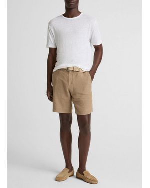 Vince Hemp Flap-Pocket Short - White