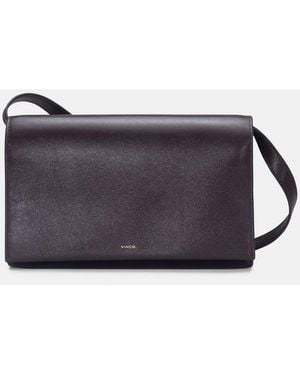 Vince Leather Crsbody Wallet - Blue