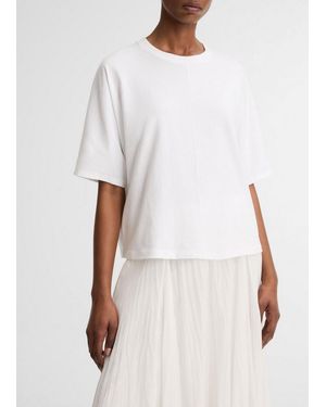 Vince Cotton Dolman-Sleeve T-Shirt - White