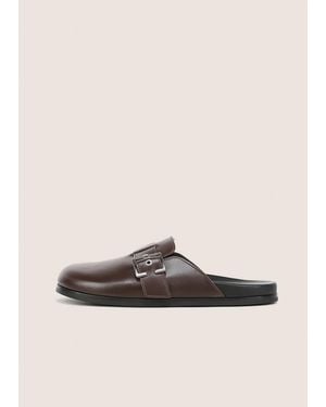 Vince Leon Leather Clog - Multicolour