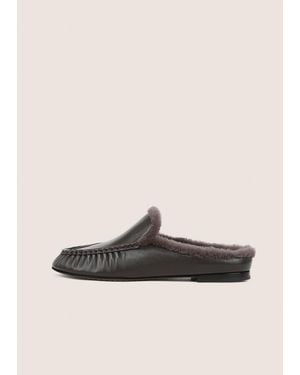 Vince Tevin Shearling Mule - Multicolour