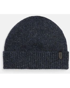 Vince Donegal Cashmere Beanie - Blue