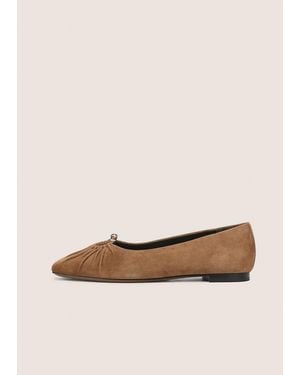 Vince Dany Suede Flat - Natural