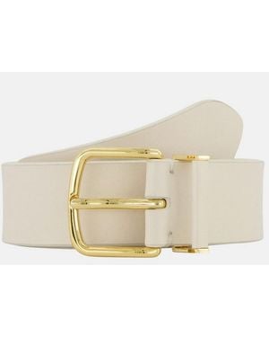 Vince Kaia 32Mm Leather Belt - Natural