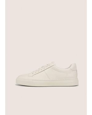 Vince Lomas Leather Trainer - Natural