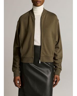 Vince Ponte Knit Bomber Jacket - Multicolor