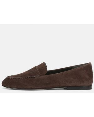 Vince Teo Suede Loafer - White