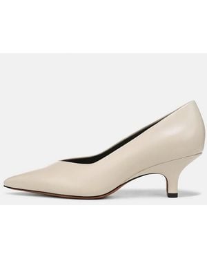 Vince Livia Kitten-Heel Pump - Natural