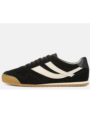 Vince Bayside Suede Jogger Trainer - White