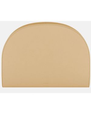Vince Demma Nappa Leather Crsbody Wallet - Natural