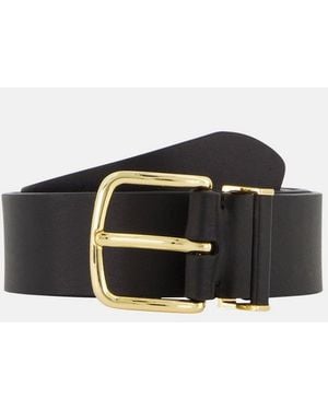 Vince Kaia 32Mm Leather Belt - Black