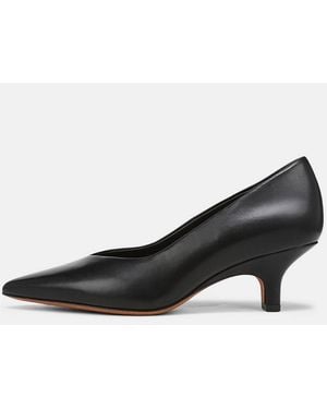 Vince Livia Kitten-Heel Pump - Black
