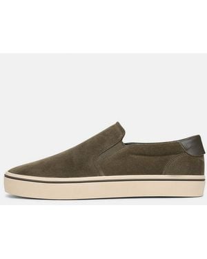 Vince Salinas Suede Trainer - White