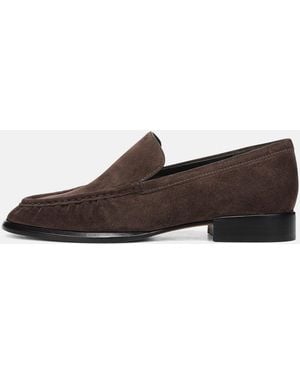 Vince Nora Suede Loafer - White