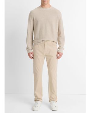 Vince Dylan Slim 5-Pocket Peached Stretch-Cotton Pant - Natural