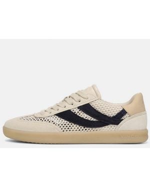 Vince Oasis Netting & Leather Sneaker - White