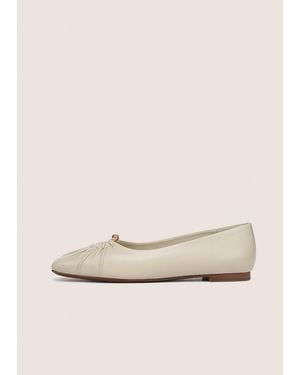 Vince Dany Leather Flat - Natural