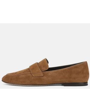 Vince Tommi Suede Loafer - White