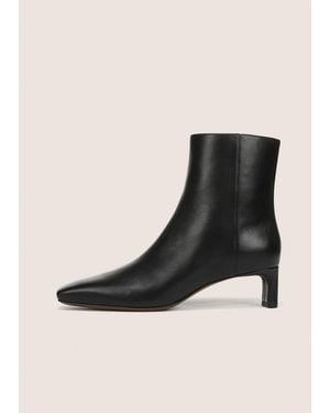 Vince Lilith Leather Ankle Boot - Black
