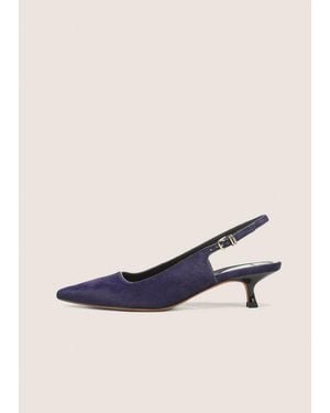 Vince Sabra Calf Hair Slingback Heel - Natural