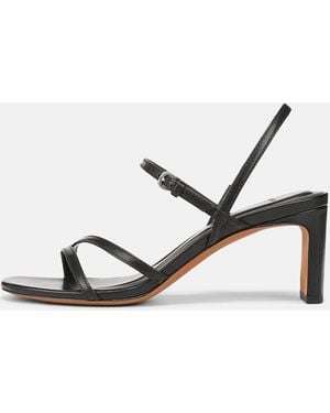 Vince Marcela Leather Heeled Sandal - White