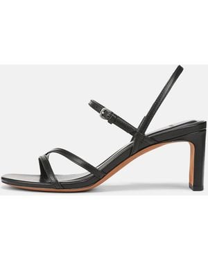 Vince Marcela Leather Heeled Sandal - White