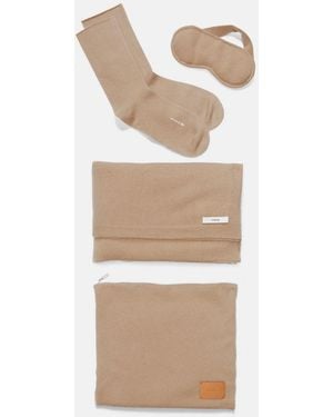 Vince Wool-cashmere Travel Set, Camel - Natural