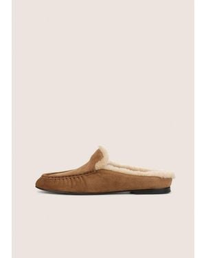 Vince Tevin Shearling Mule - Natural