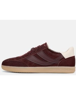 Vince Oasis Suede & Leather Trainer - Brown