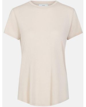 Vince Pima Cotton-Blend T-Shirt - White