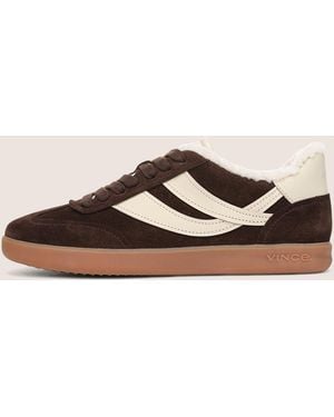 Vince Oasis Suede & Shearling Sneaker - Multicolor