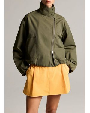 Vince Sculpted Cotton-Blend Parachute Jacket - Multicolor