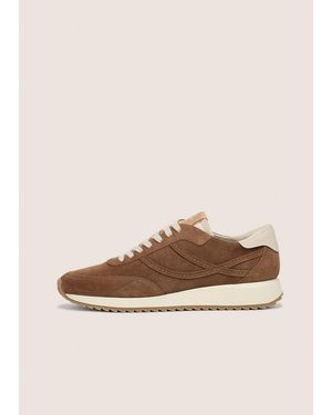 Vince Santa Monica Suede Sneaker - Natural