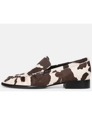 Vince Nora Calf Hair Loafer - White
